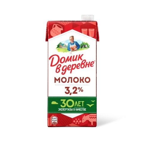 Молоко Домик в деревне 3,2%